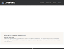 Tablet Screenshot of lifesongmanchester.com